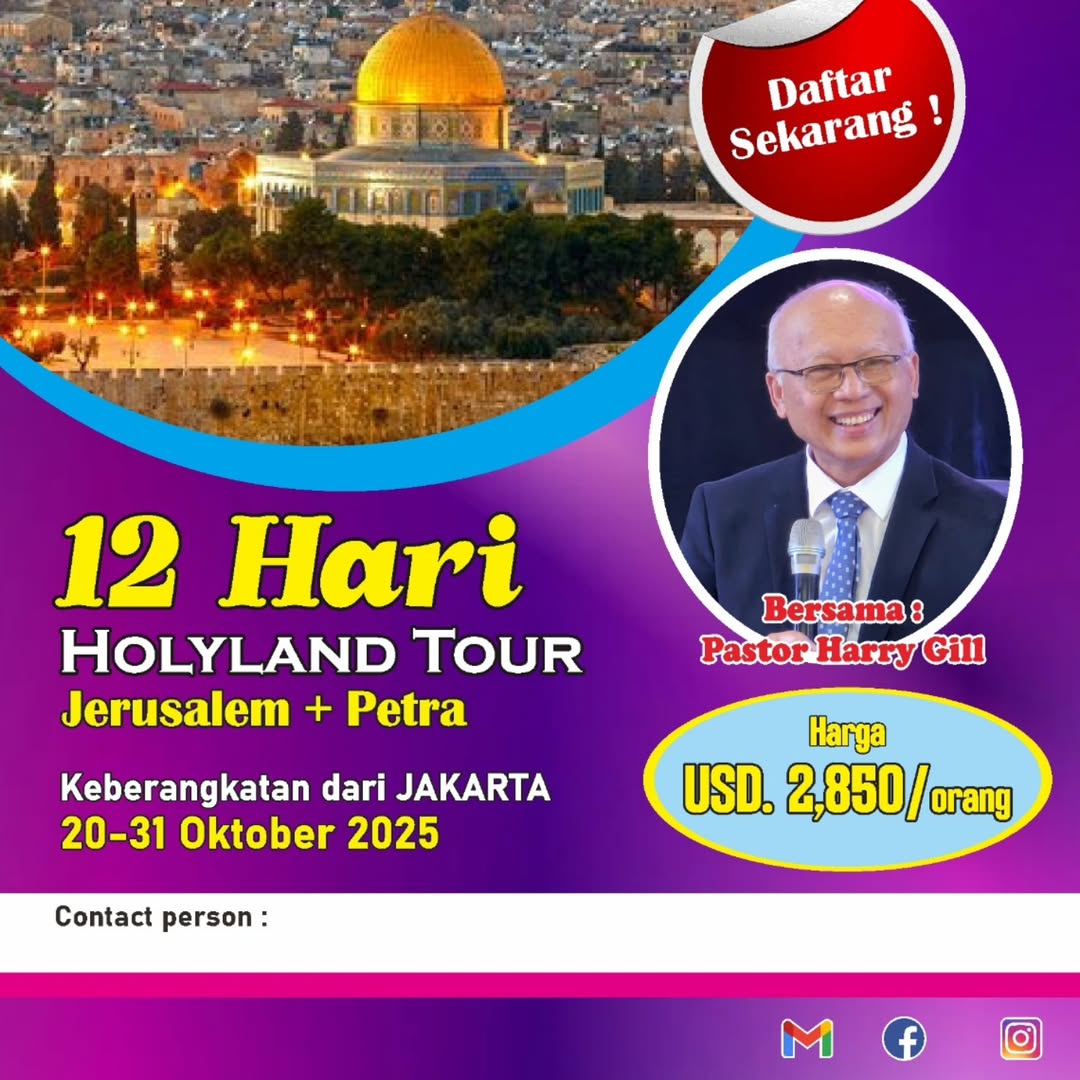 12 hari holyland tour